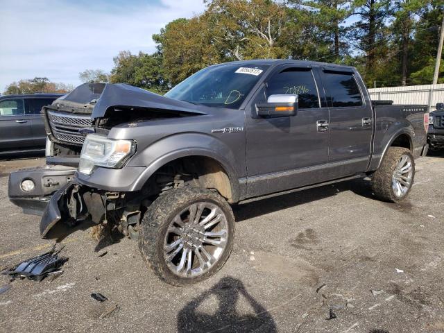 1FTFW1EF8DFC39312 - 2013 FORD F150 SUPERCREW GRAY photo 1