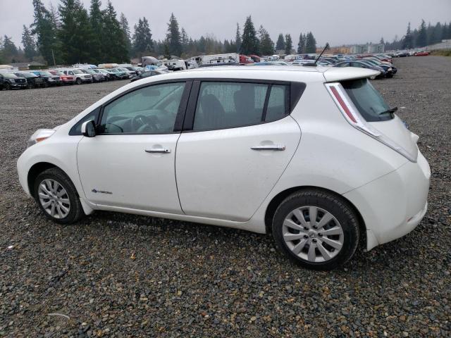 1N4AZ0CP0FC306115 - 2015 NISSAN LEAF S WHITE photo 2