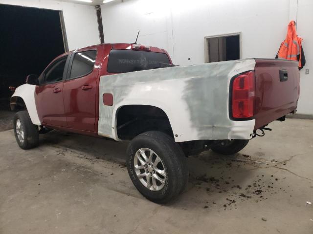 1GCPTDE11G1112051 - 2016 CHEVROLET COLORADO Z71 MAROON photo 2