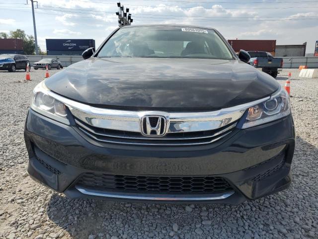 1HGCR2F3XHA256220 - 2017 HONDA ACCORD LX BLACK photo 5