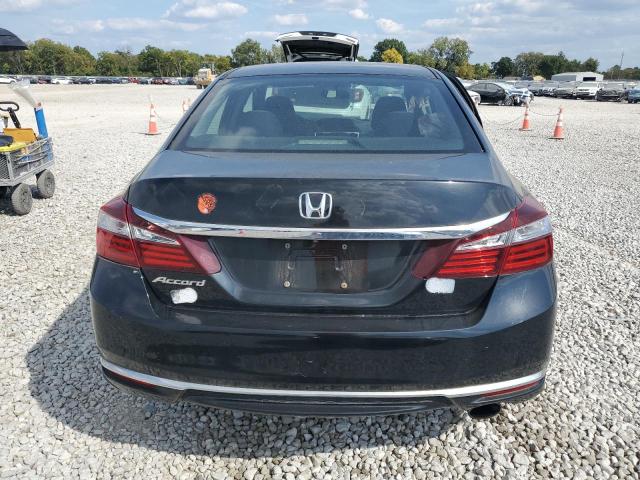 1HGCR2F3XHA256220 - 2017 HONDA ACCORD LX BLACK photo 6