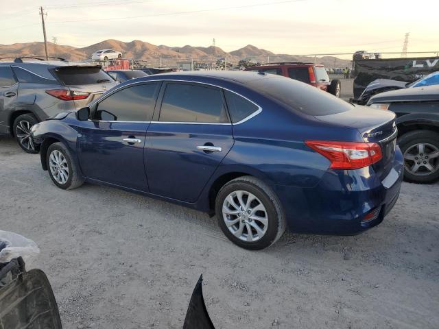 3N1AB7AP1KY448987 - 2019 NISSAN SENTRA S BLUE photo 2