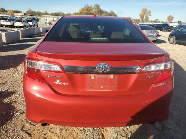 4T1BK1FK9CU520501 - 2012 TOYOTA CAMRY SE RED photo 6