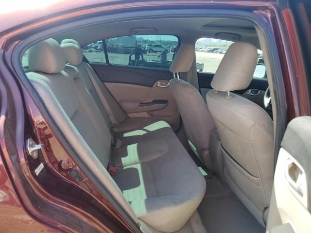 19XFB2F82CE086937 - 2012 HONDA CIVIC EX Марун фото 10