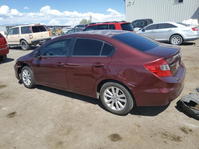 19XFB2F82CE086937 - 2012 HONDA CIVIC EX Марун фото 2