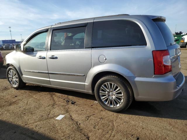 2C4RC1CG4ER229081 - 2014 CHRYSLER TOWN & COU TOURING L GRAY photo 2