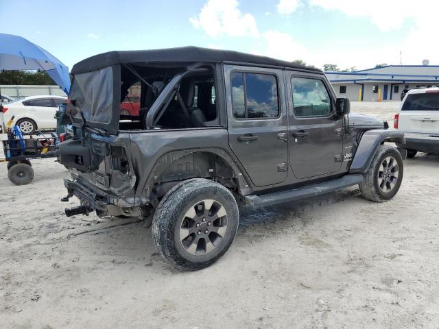 1C4HJXEG9KW597955 - 2019 JEEP WRANGLER U SAHARA Gris foto 3