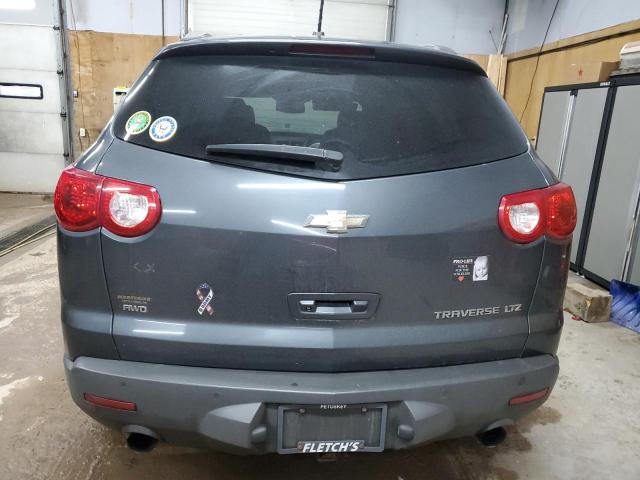 1GNKVLED4BJ280887 - 2011 CHEVROLET TRAVERSE LTZ GRAY photo 6