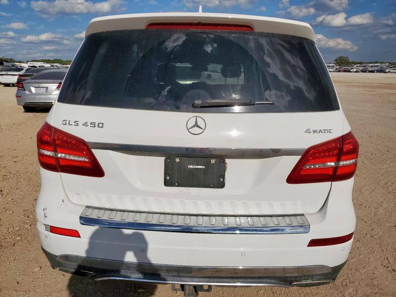 4JGDF6EE6HA745120 - 2017 MERCEDES-BENZ GLS 450 4MATIC WHITE photo 6