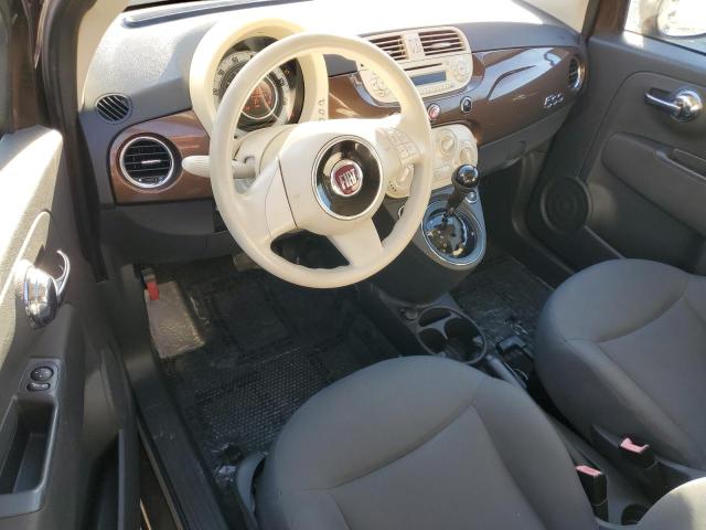 3C3CFFAR2CT121314 - 2012 FIAT 500 POP BROWN photo 8