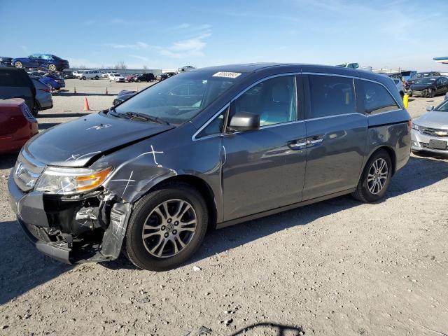 5FNRL5H61DB066150 - 2013 HONDA ODYSSEY EXL GRAY photo 1