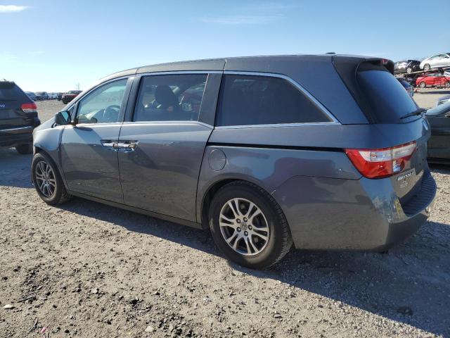 5FNRL5H61DB066150 - 2013 HONDA ODYSSEY EXL GRAY photo 2