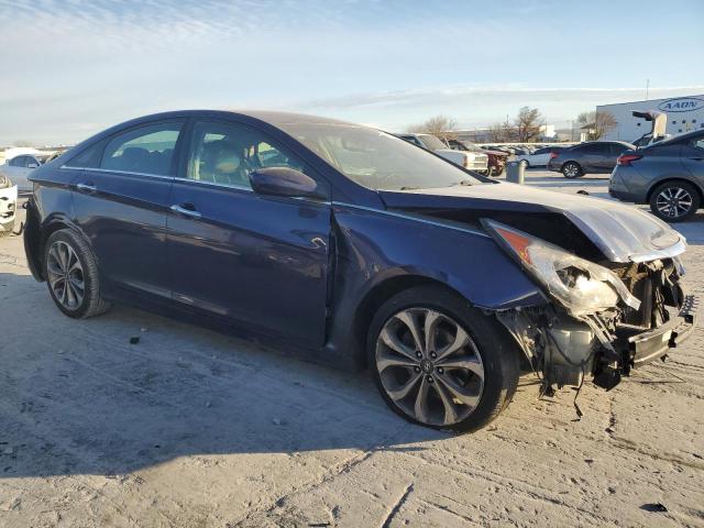 5NPEC4AB0DH739415 - 2013 HYUNDAI SONATA SE BLUE photo 4