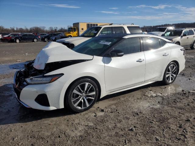 1N4AA6AV4KC362371 - 2019 NISSAN MAXIMA S WHITE photo 1