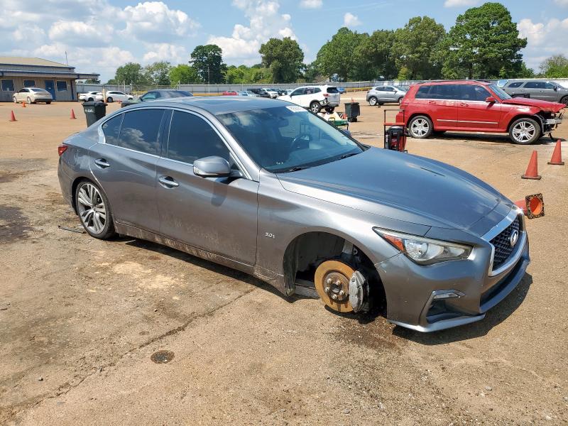 JN1EV7AP4JM356282 - 2018 INFINITI Q50 LUXE ნაცრისფერი ფოტო 4