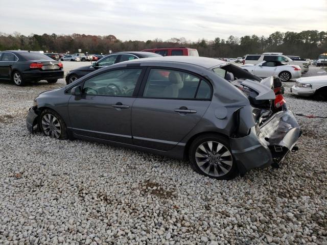 1HGFA16819L020104 - 2009 HONDA CIVIC EX GRAY photo 2