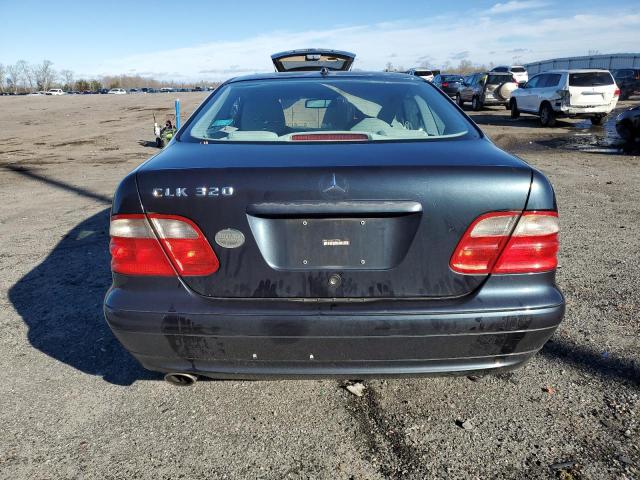 WDBLJ65G22T127786 - 2002 MERCEDES-BENZ CLK 320 BLUE photo 6