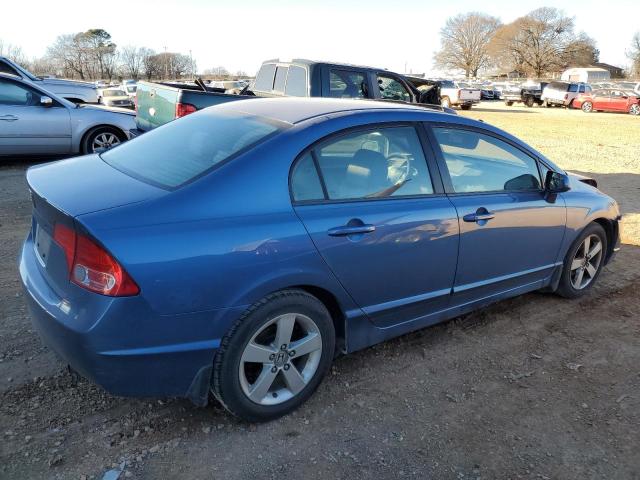 1HGFA16857L083784 - 2007 HONDA CIVIC EX BLUE photo 3