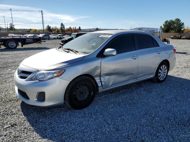 2T1BU4EE6CC821235 - 2012 TOYOTA COROLLA BASE SILVER photo 1