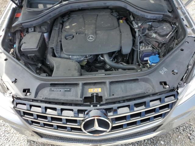 4JGDA5JB3FA617287 - 2015 MERCEDES-BENZ ML 350 SILVER photo 12