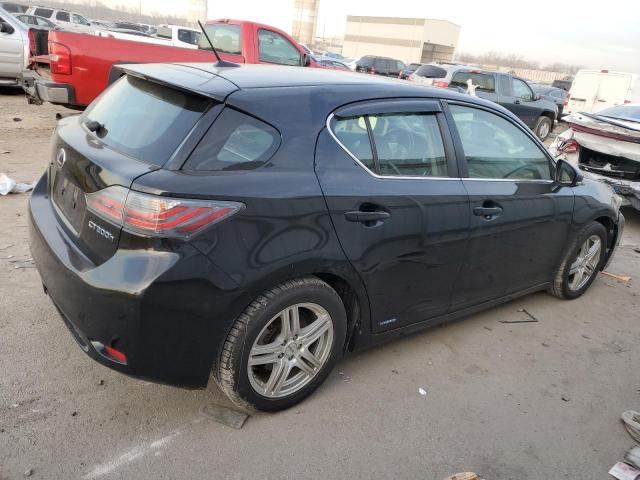 JTHKD5BH9C2061223 - 2012 LEXUS CT 200 BLACK photo 3