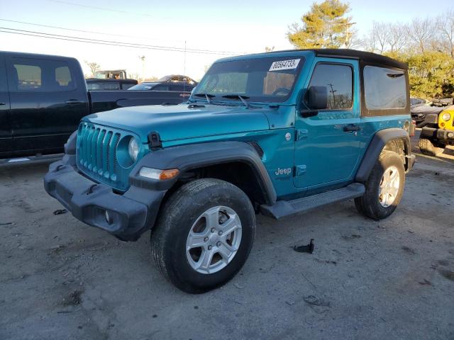 1C4GJXAG5LW212555 - 2020 JEEP WRANGLER SPORT TEAL photo 1