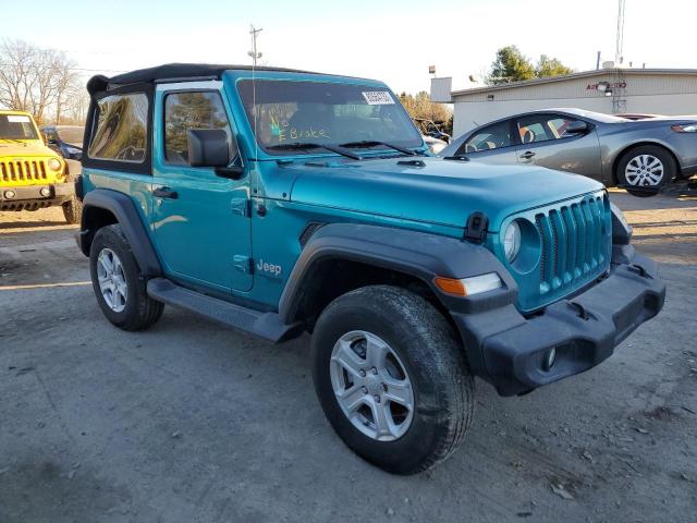 1C4GJXAG5LW212555 - 2020 JEEP WRANGLER SPORT TEAL photo 4