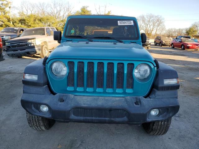 1C4GJXAG5LW212555 - 2020 JEEP WRANGLER SPORT TEAL photo 5