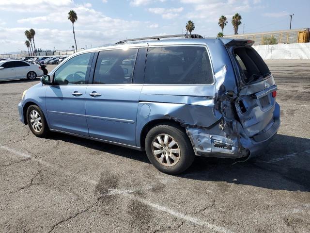 5FNRL38408B026747 - 2008 HONDA ODYSSEY EX BLUE photo 2