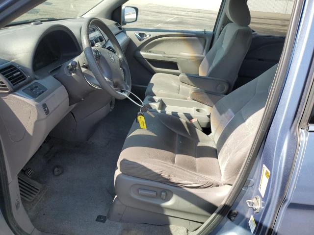 5FNRL38408B026747 - 2008 HONDA ODYSSEY EX BLUE photo 7