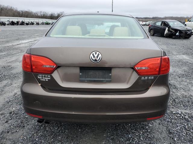 3VWDZ7AJ5BM347120 - 2011 VOLKSWAGEN JETTA SE BROWN photo 6