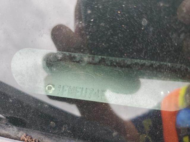 1FMEU74E86ZA24460 - 2006 FORD EXPLORER EDDIE BAUER ბურგუნდია ფოტო 13