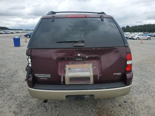 1FMEU74E86ZA24460 - 2006 FORD EXPLORER EDDIE BAUER ბურგუნდია ფოტო 6