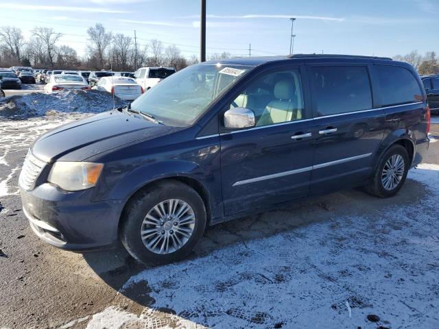 2C4RC1CG0DR571710 - 2013 CHRYSLER TOWN & COU TOURING L BLUE photo 1