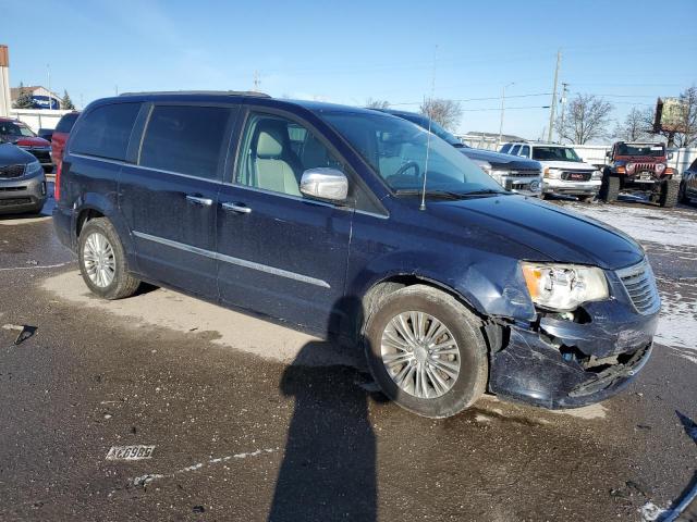 2C4RC1CG0DR571710 - 2013 CHRYSLER TOWN & COU TOURING L BLUE photo 4