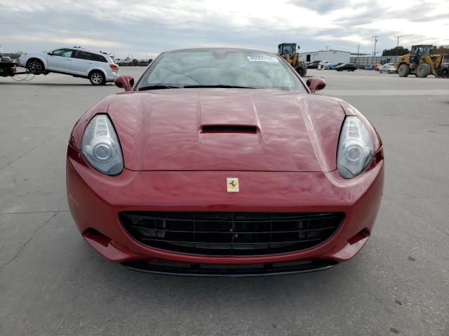 ZFF65LJA6B0178424 - 2011 FERRARI CALIFORNIA RED photo 5