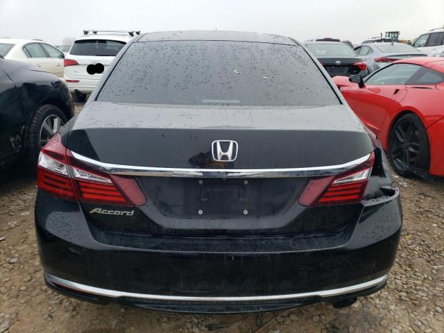 1HGCR2F33GA103774 - 2016 HONDA ACCORD LX BLACK photo 6