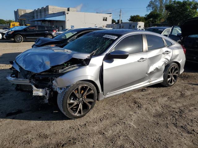 2HGFC2F85MH508879 - 2021 HONDA CIVIC SPORT 银色 照片 1