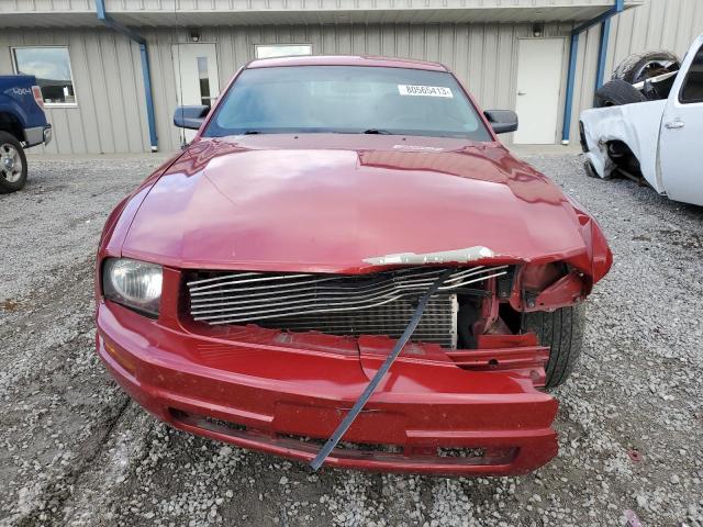 1ZVHT80NX85110988 - 2008 FORD MUSTANG RED photo 5