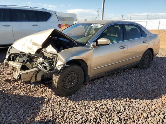 1HGCM56477A027596 - 2007 HONDA ACCORD LX TAN photo 1