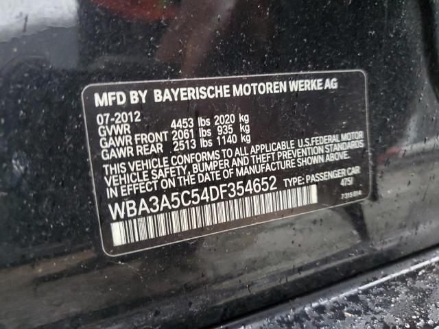 WBA3A5C54DF354652 - 2013 BMW 328 I BLACK photo 12