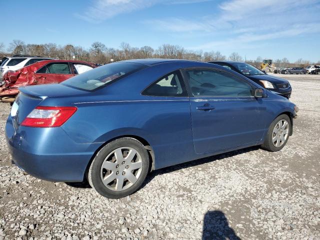 2HGFG12688H557664 - 2008 HONDA CIVIC LX BLUE photo 3