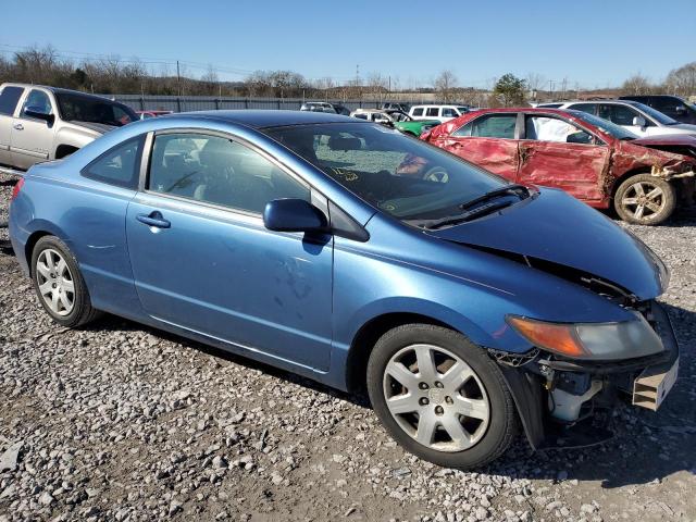 2HGFG12688H557664 - 2008 HONDA CIVIC LX BLUE photo 4