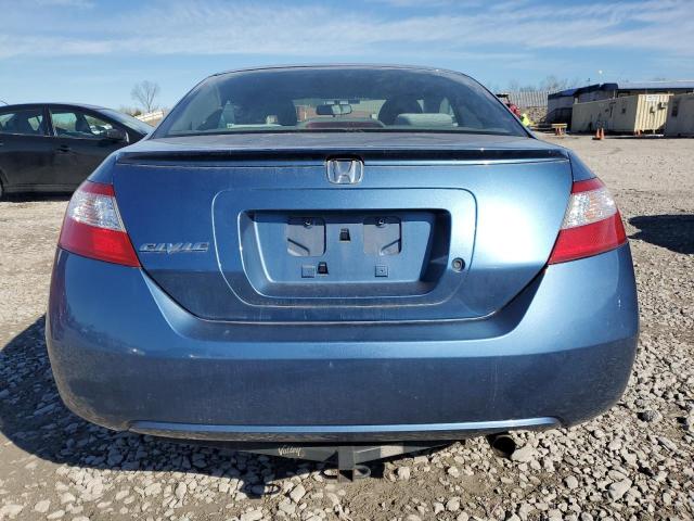 2HGFG12688H557664 - 2008 HONDA CIVIC LX BLUE photo 6