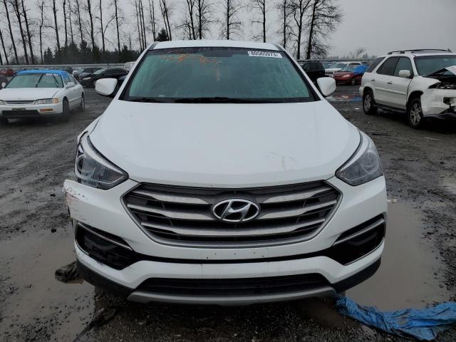 5NMZT3LB7HH043906 - 2017 HYUNDAI SANTA FE S WHITE photo 5