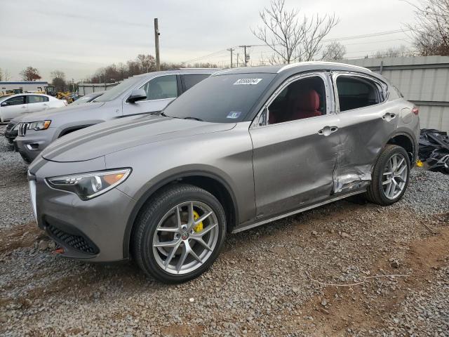 ZASPAKBN9K7C30881 - 2019 ALFA ROMEO STELVIO TI Сұр фото 1