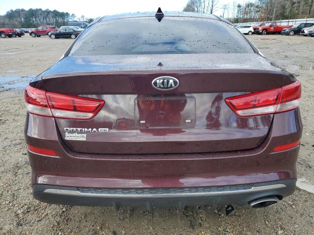 5XXGT4L33LG450960 - 2020 KIA OPTIMA LX BURGUNDY photo 6