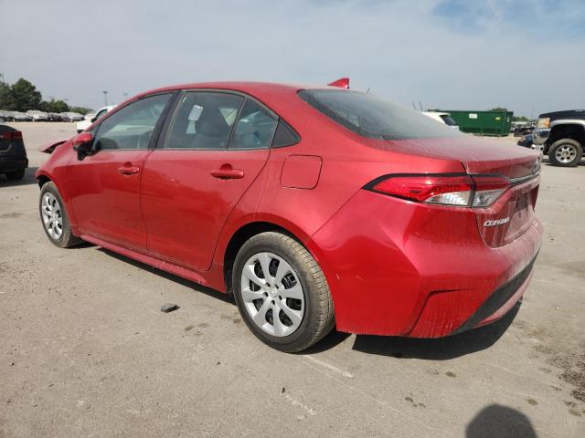 5YFEPMAE3MP165264 - 2021 TOYOTA COROLLA LE RED photo 2