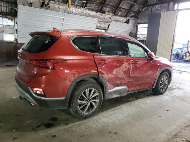 5NMS3CAD1KH075733 - 2019 HYUNDAI SANTA FE SEL Կարմիր լուսանկար 3