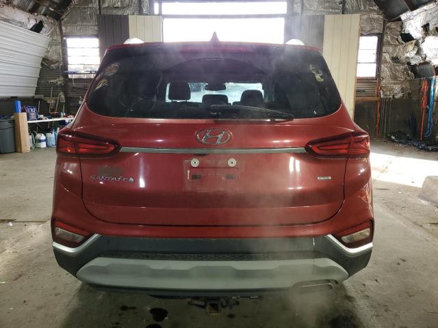 5NMS3CAD1KH075733 - 2019 HYUNDAI SANTA FE SEL Կարմիր լուսանկար 6